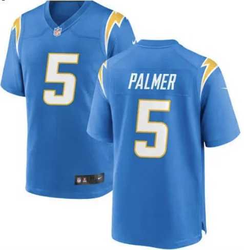 Men & Women & Youth Los Angeles Chargers #5 Josh Palmer Blue Vapor Untouchable Limited Stitched Jersey